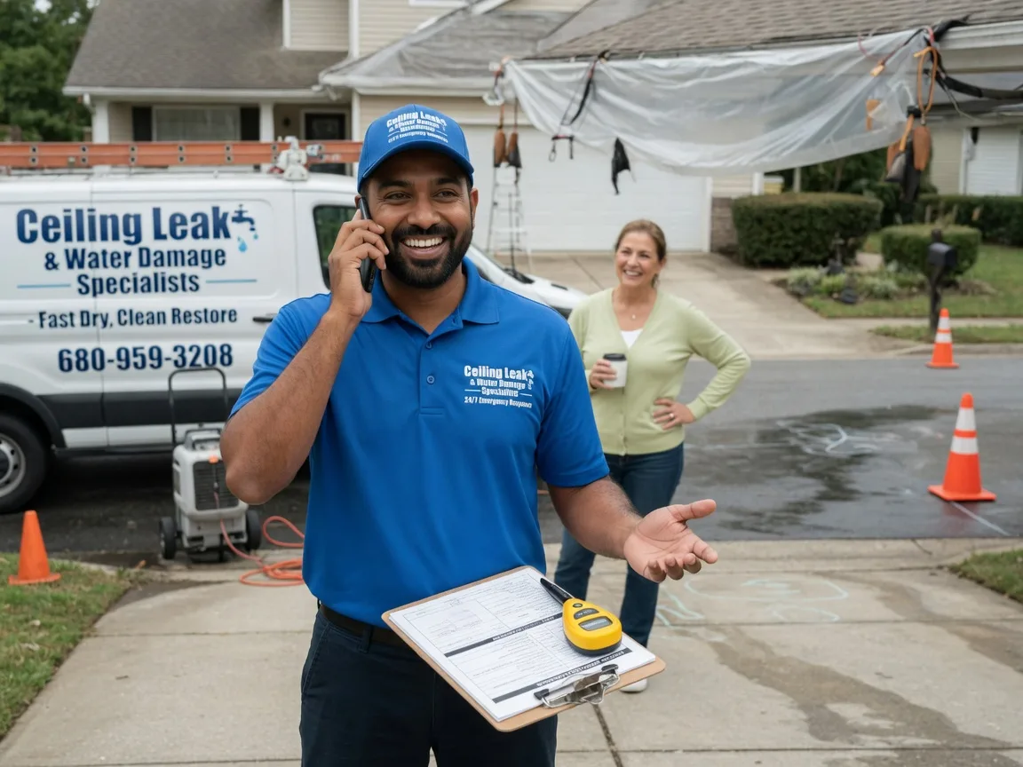 Ceiling Leak Cleanup Deep River, IA FAQs